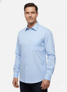 Full sleeve Oxford workwear shirt for industrial uniforms