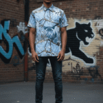 All-Over Graphic Digital Print Shirt