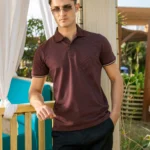 Maroon Structured Polo Shirt – OEM Sample