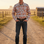 Western Style Printed Shirt