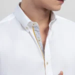 poplin shirt manufacturer custom white button down production